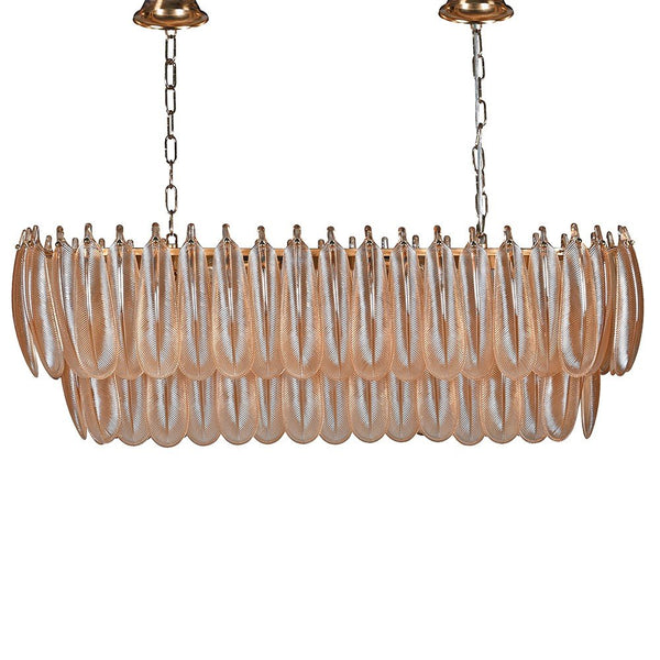 Elegant Metal Petal Chandelier