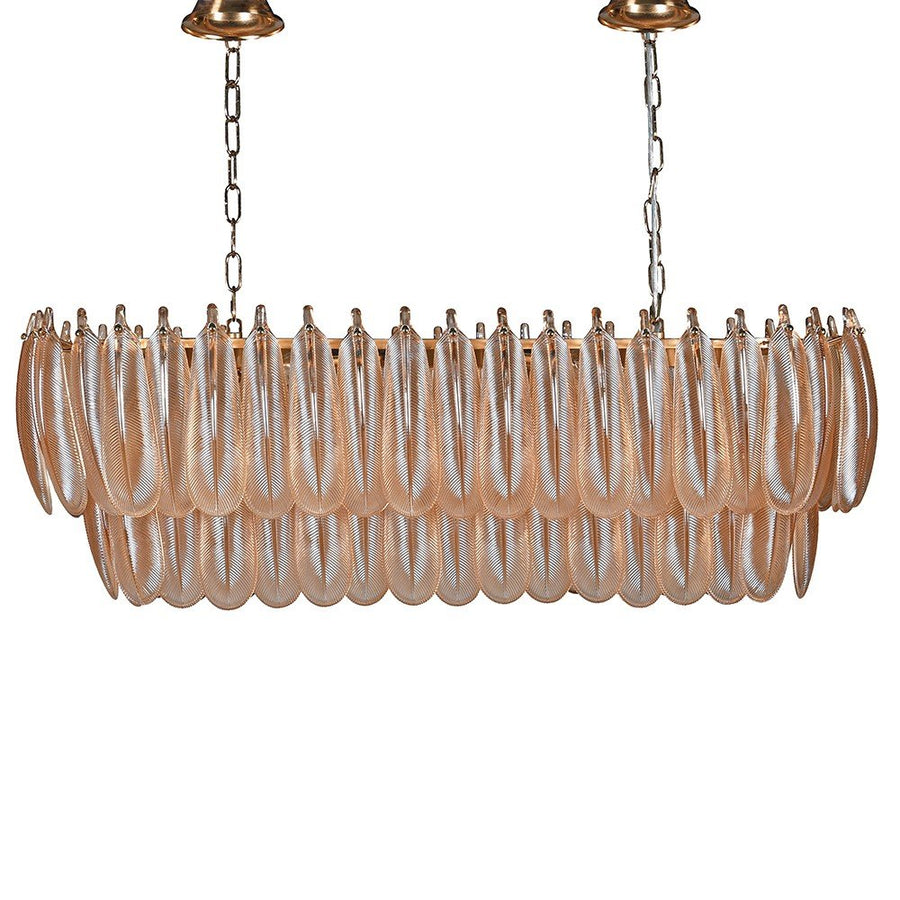 Elegant Metal Petal Chandelier