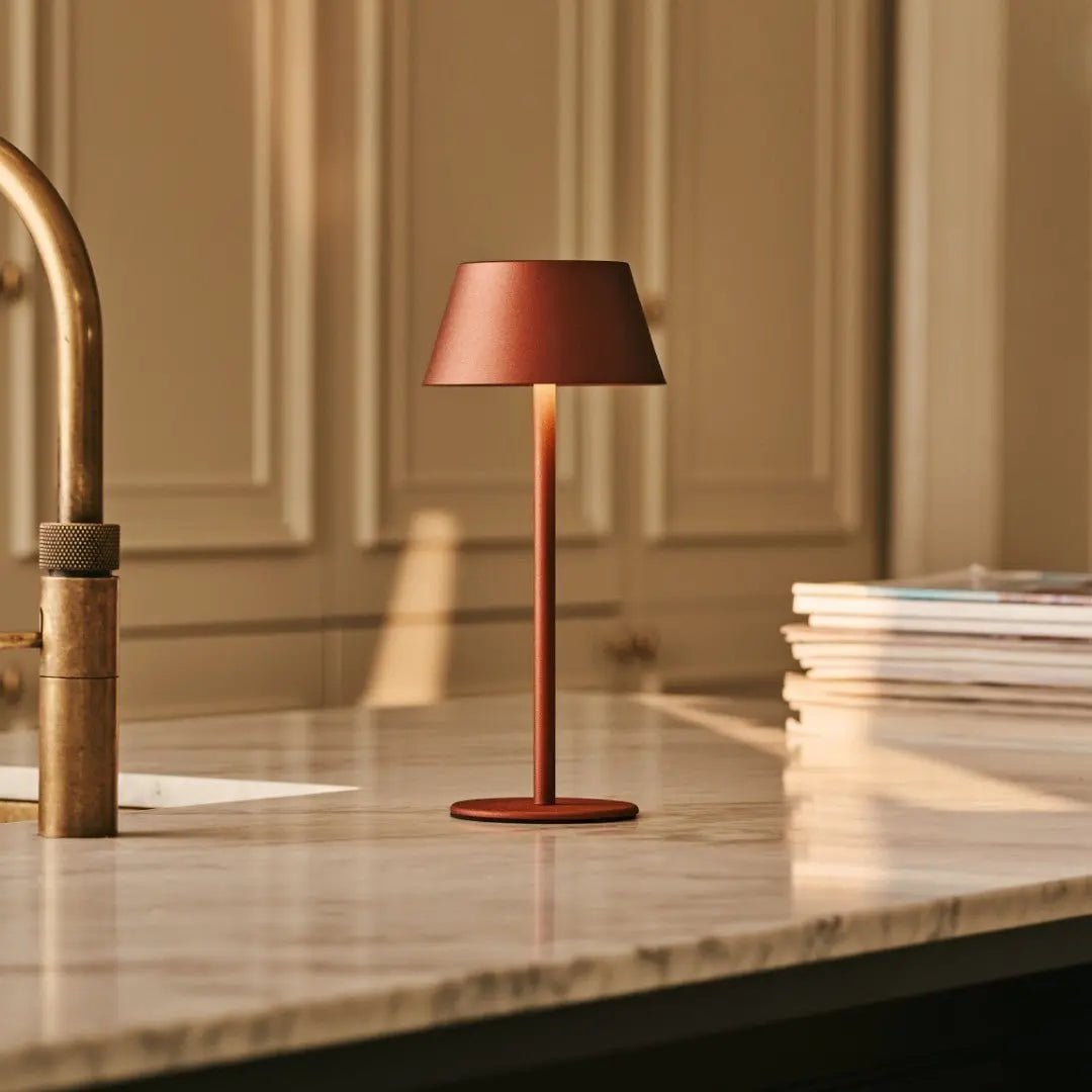 Milou Bronze Table lamp without Cable | Modern, Design & 3 Light modes - LUXONAS HOME