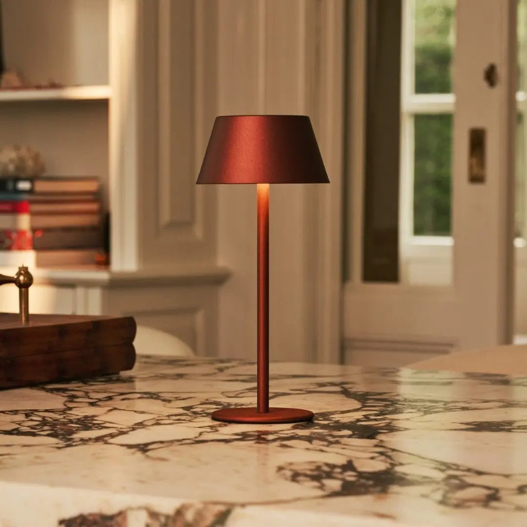 Milou Bronze Table lamp without Cable | Modern, Design & 3 Light modes - LUXONAS HOME