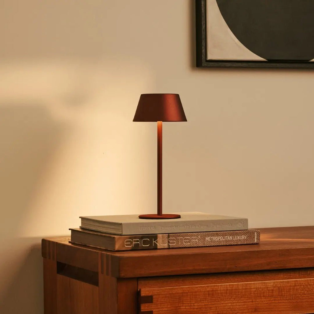 Milou Bronze Table lamp without Cable | Modern, Design & 3 Light modes - LUXONAS HOME