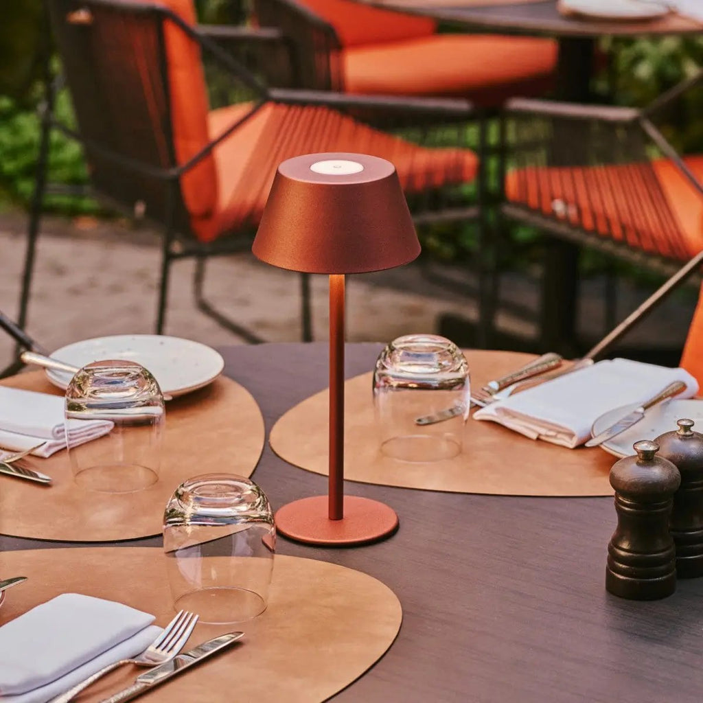 Milou Bronze Table lamp without Cable | Modern, Design & 3 Light modes - LUXONAS HOME