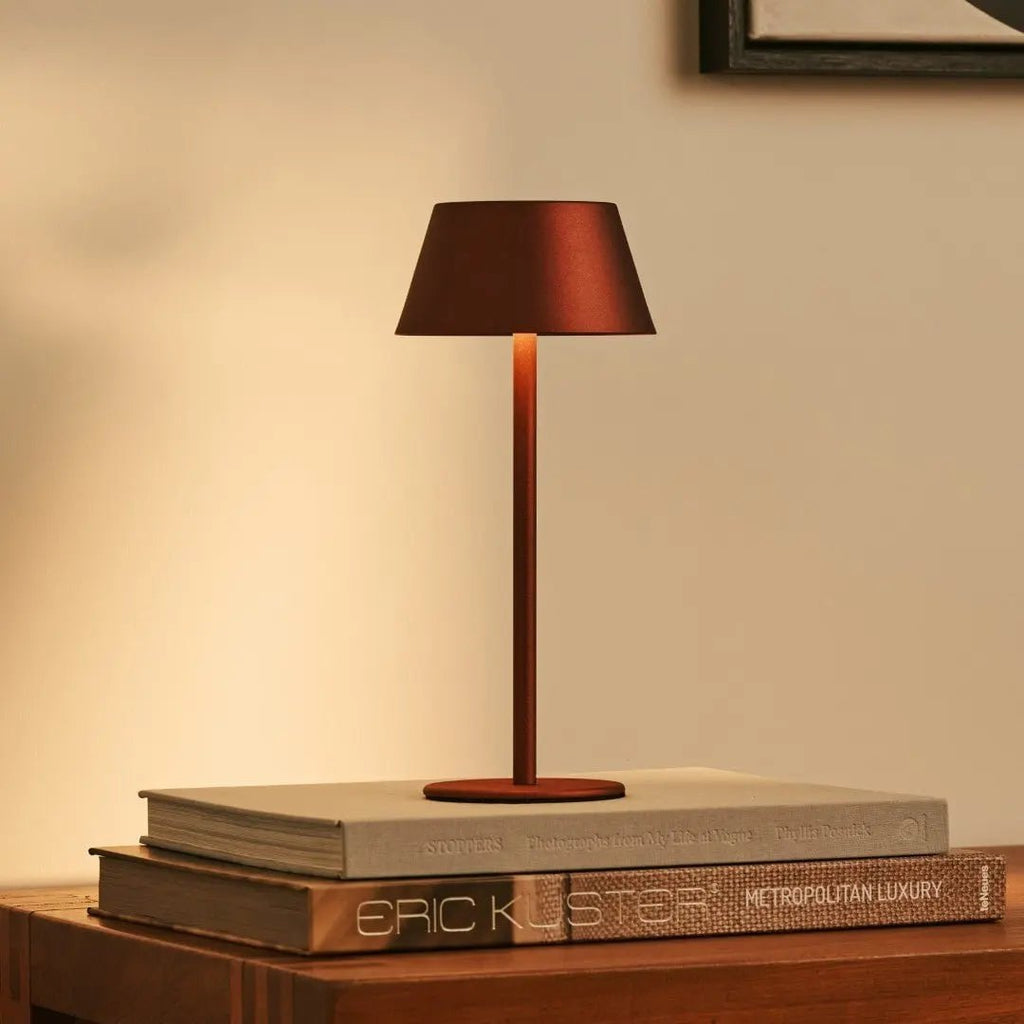 Milou Bronze Table lamp without Cable | Modern, Design & 3 Light modes - LUXONAS HOME