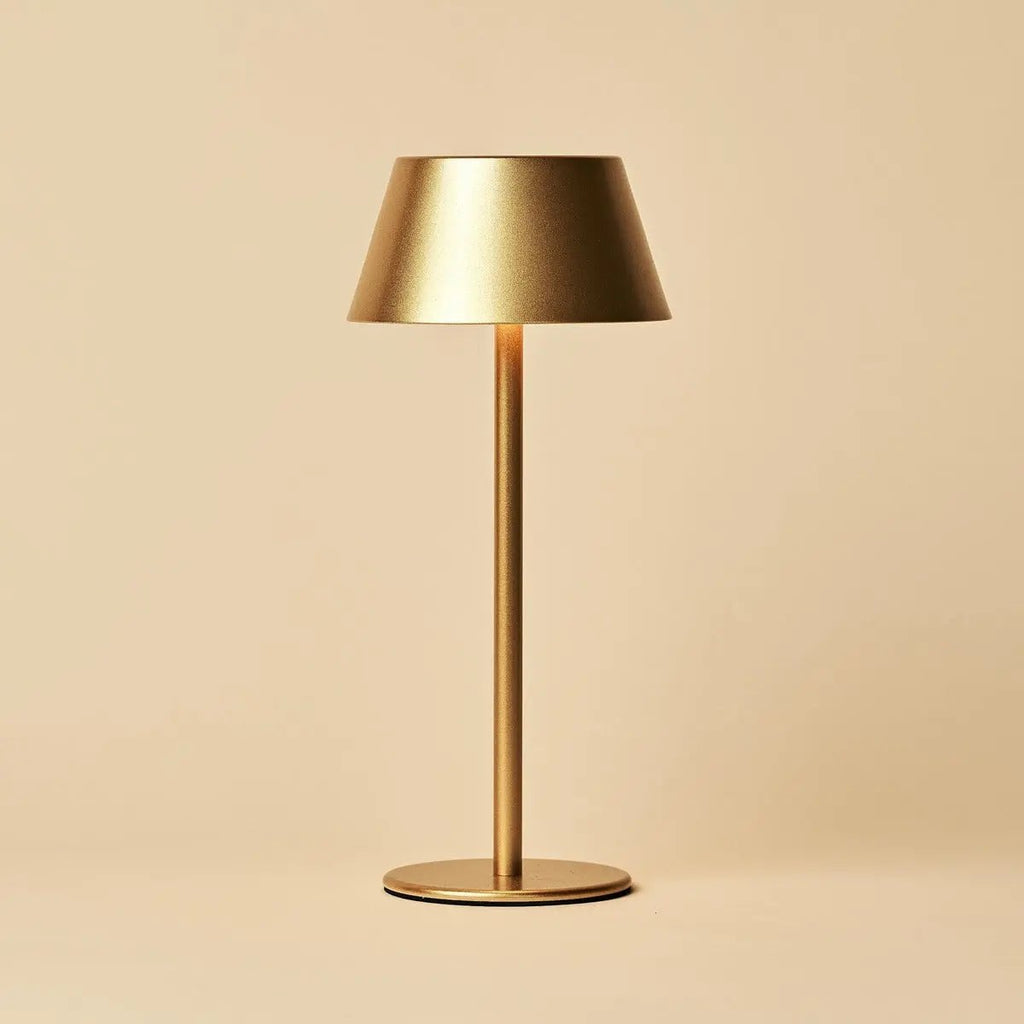 Milou Gold Table lamp without Cable | Modern, Design & 3 Light modes - LUXONAS HOME