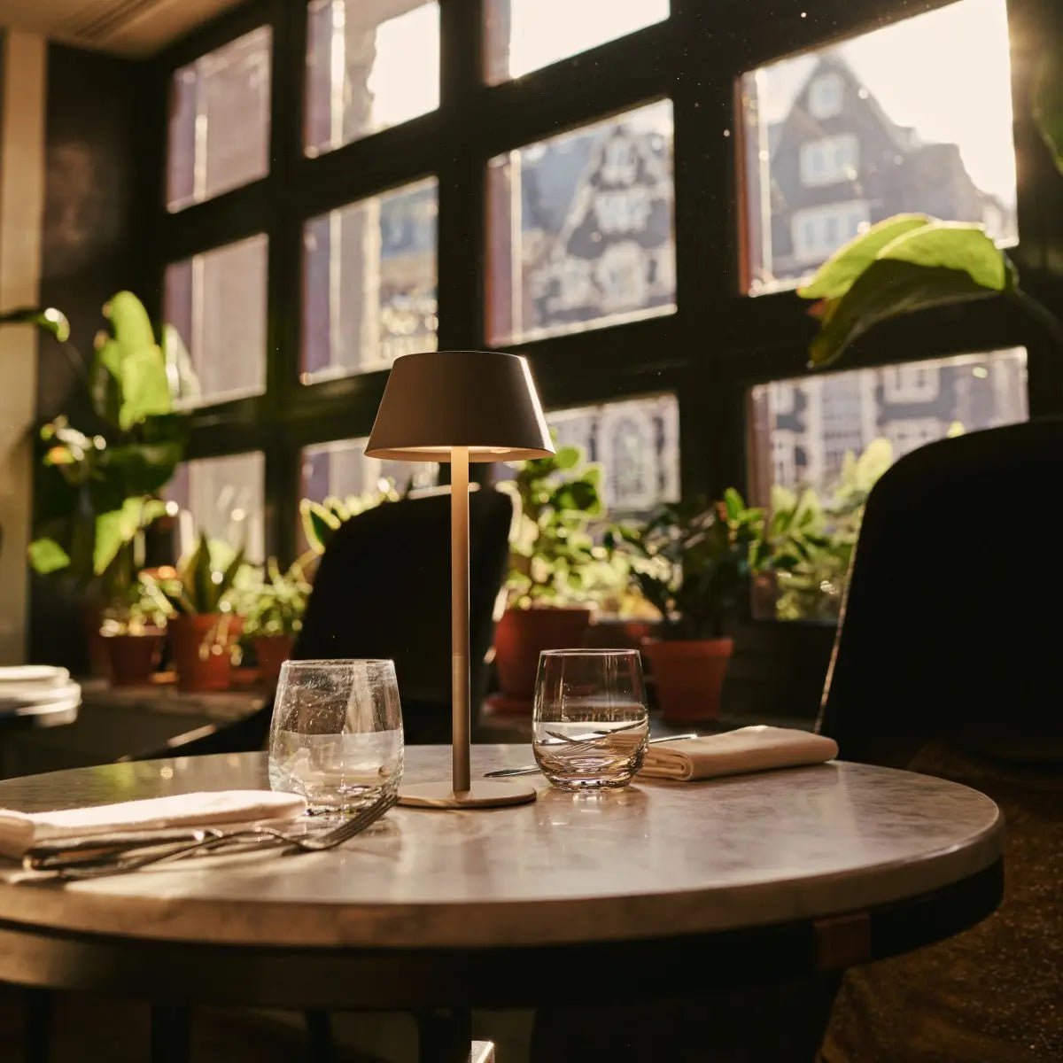 Milou Koala Brown Table lamp without Cable | Modern, Design & 3 Light modes - LUXONAS HOME