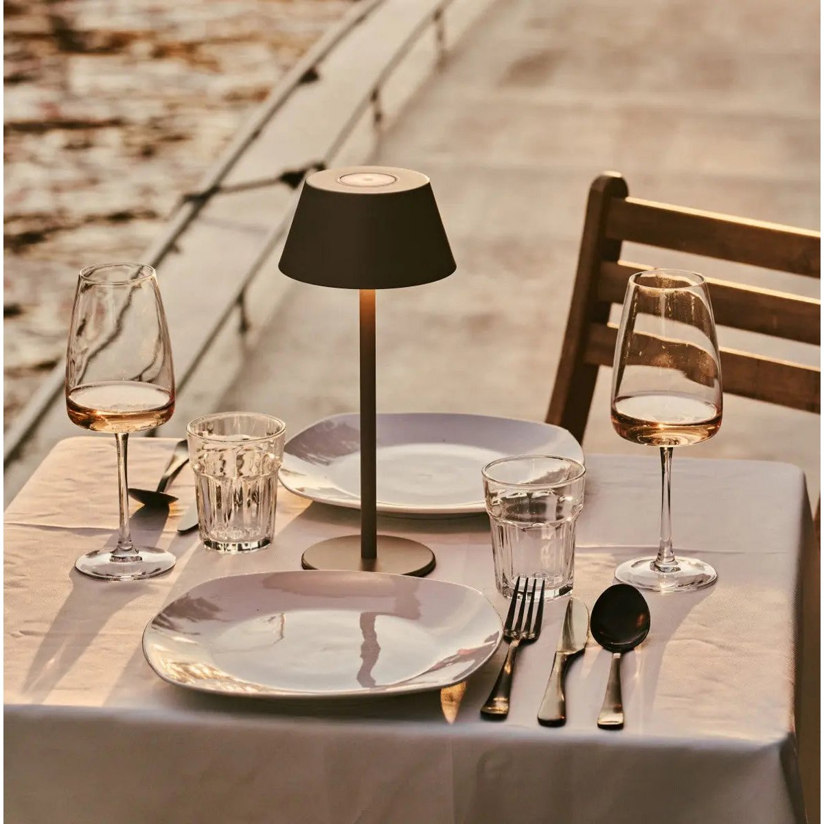 Milou Koala Brown Table lamp without Cable | Modern, Design & 3 Light modes - LUXONAS HOME