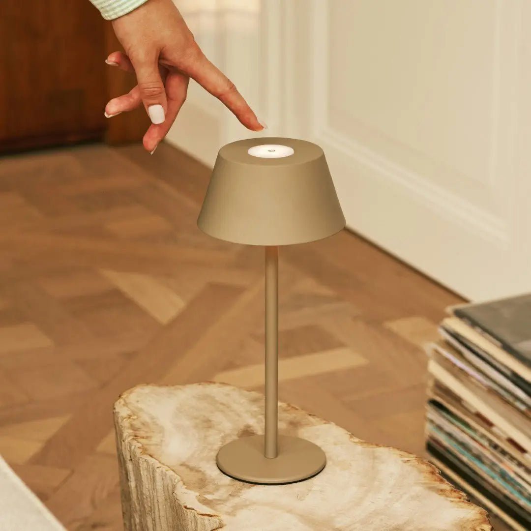 Milou Koala Brown Table lamp without Cable | Modern, Design & 3 Light modes - LUXONAS HOME