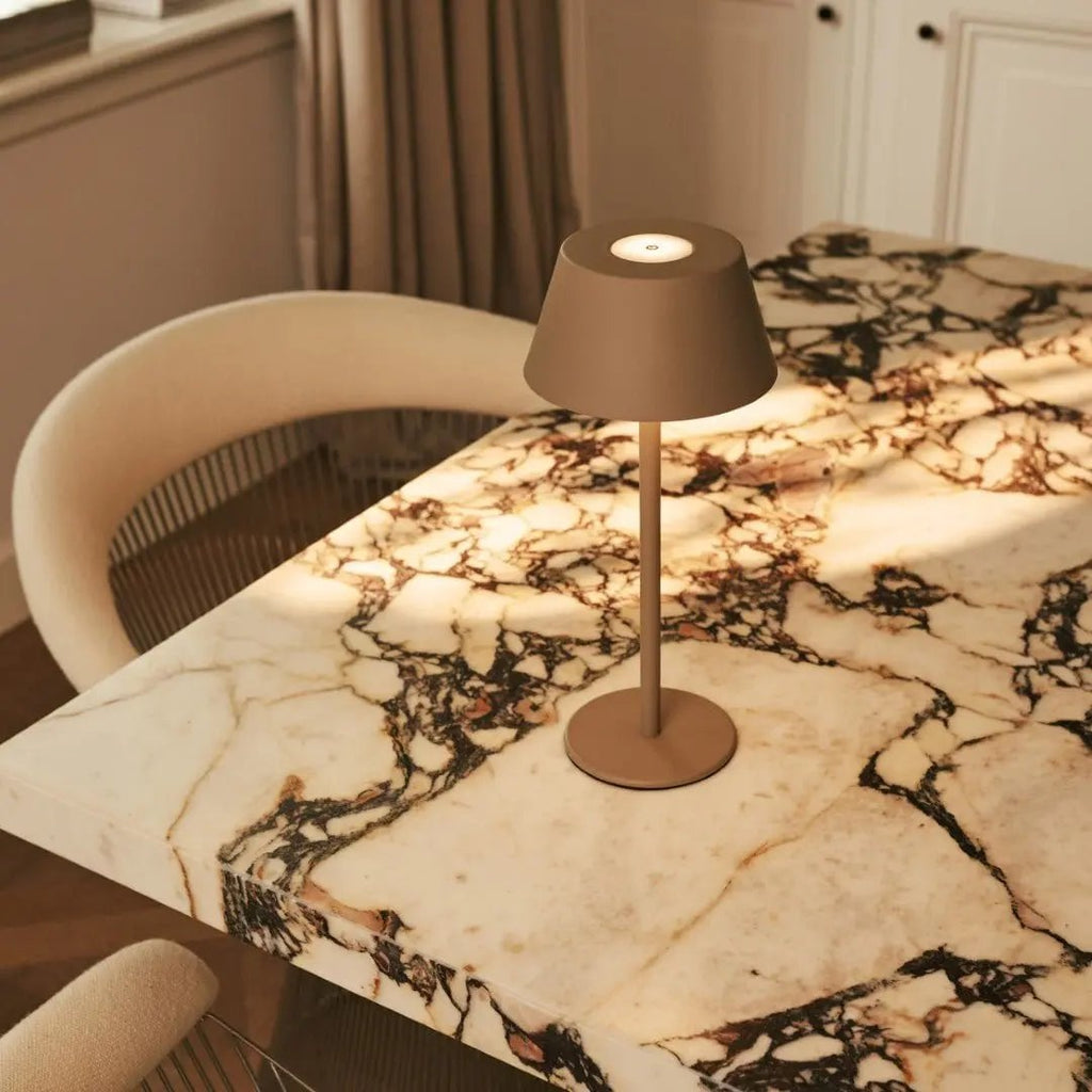 Milou Koala Brown Table lamp without Cable | Modern, Design & 3 Light modes - LUXONAS HOME