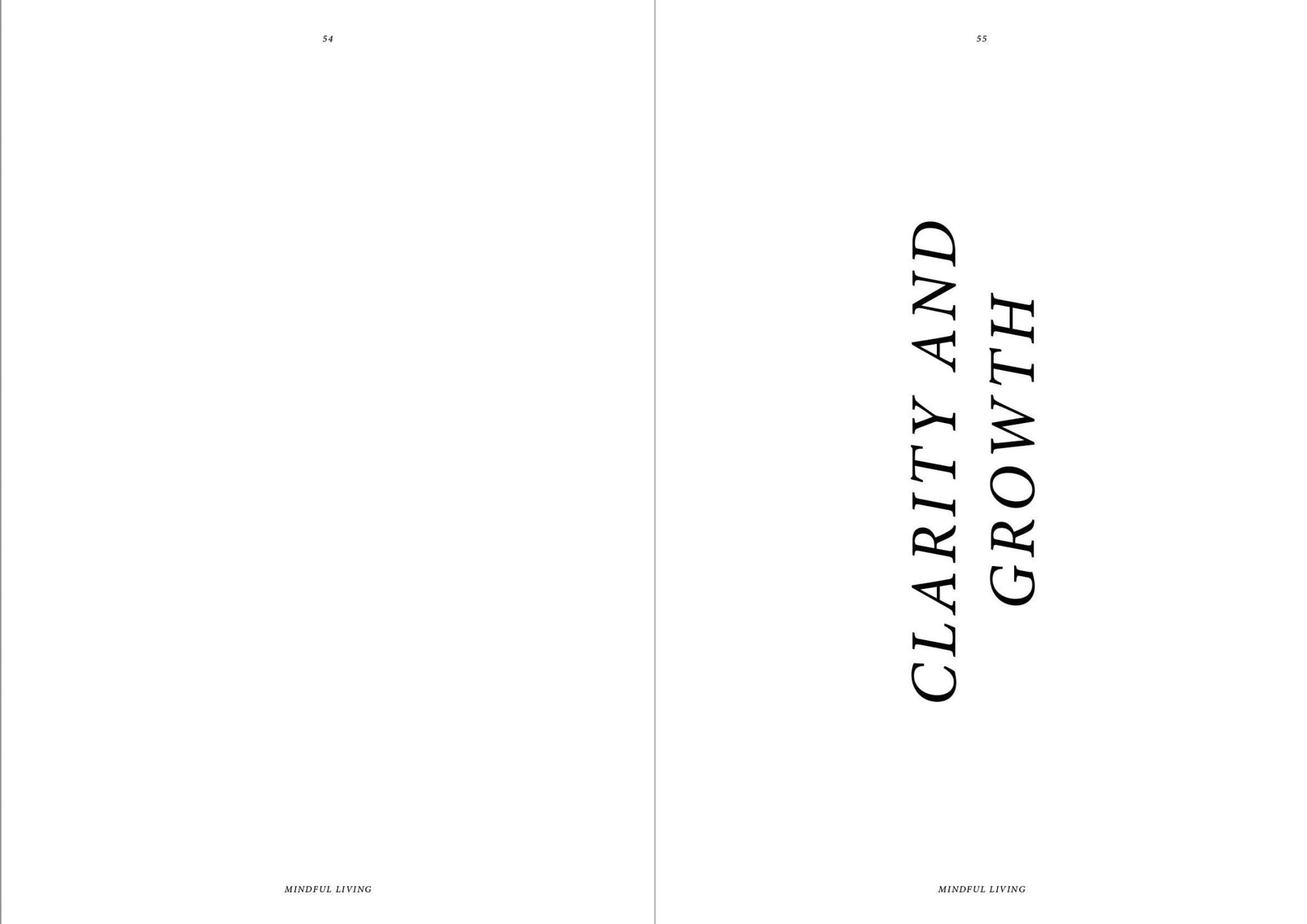 Mindful Living - Journal Book - LUXONAS