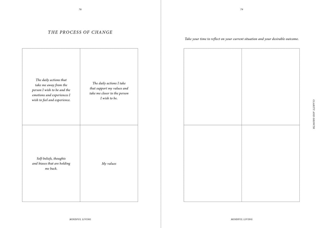 Mindful Living - Journal Book - LUXONAS