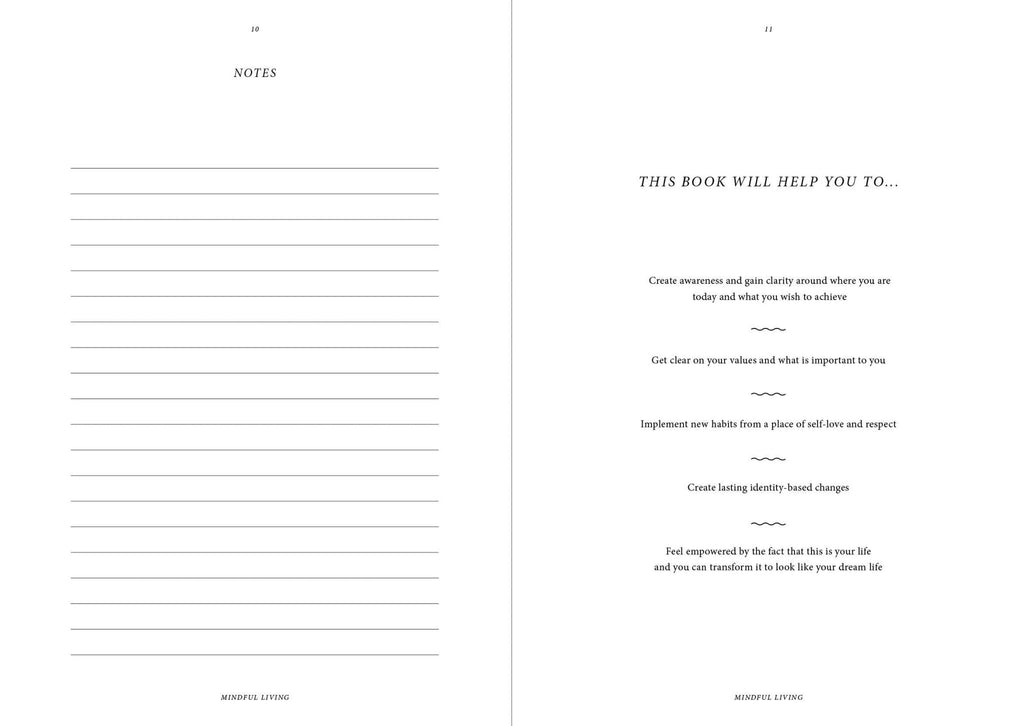 Mindful Living - Journal Book - LUXONAS