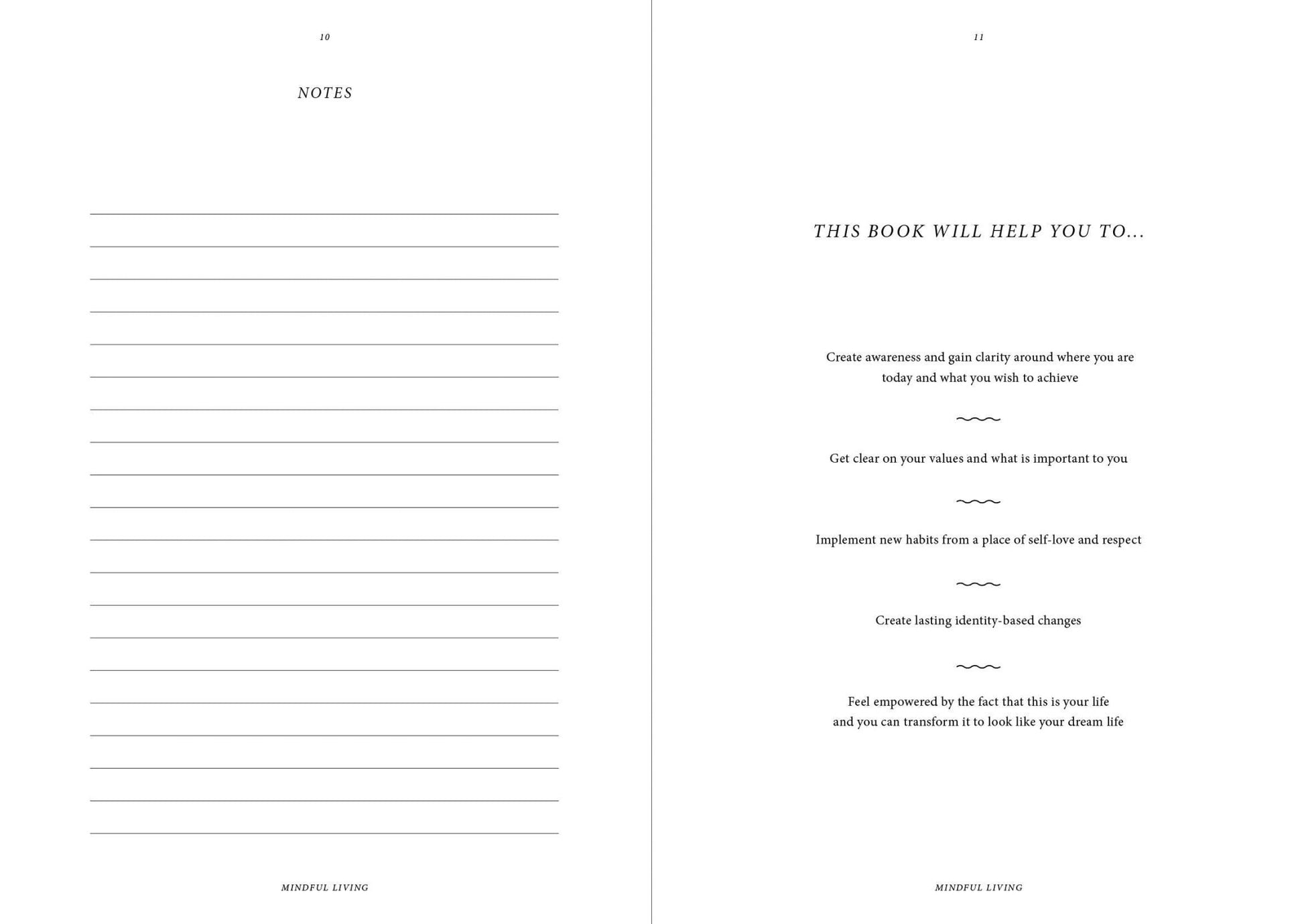 Mindful Living - Journal Book - LUXONAS