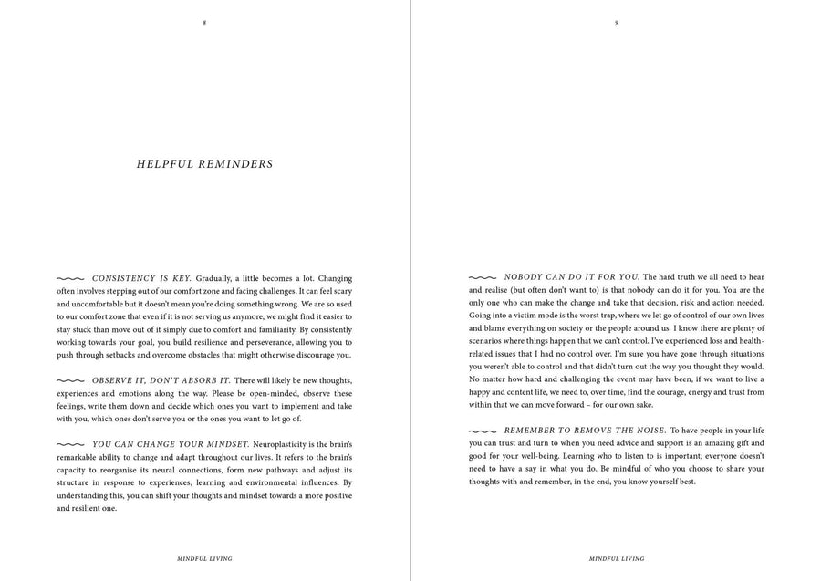 Mindful Living - Journal Book