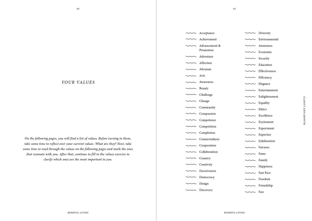 Mindful Living - Journal Book - LUXONAS