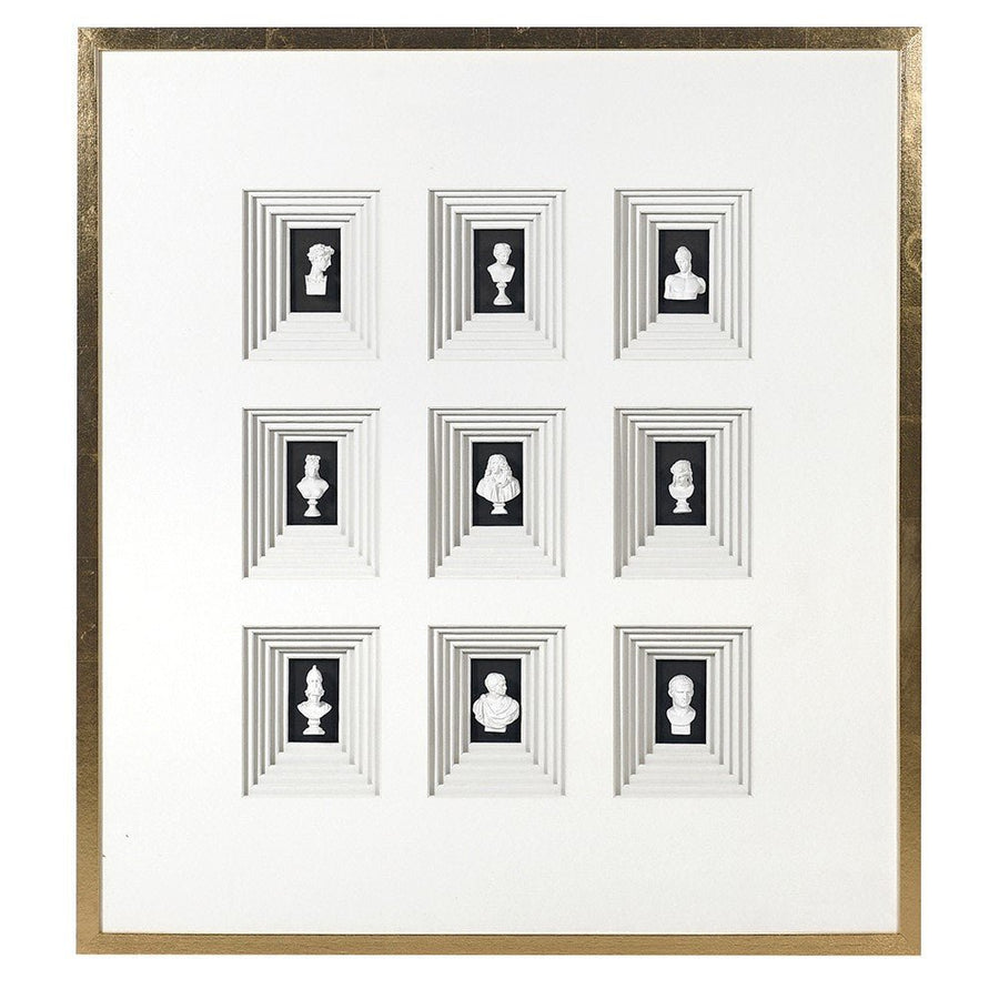 Elegant Miniature Bust Wall Art for Home Decor