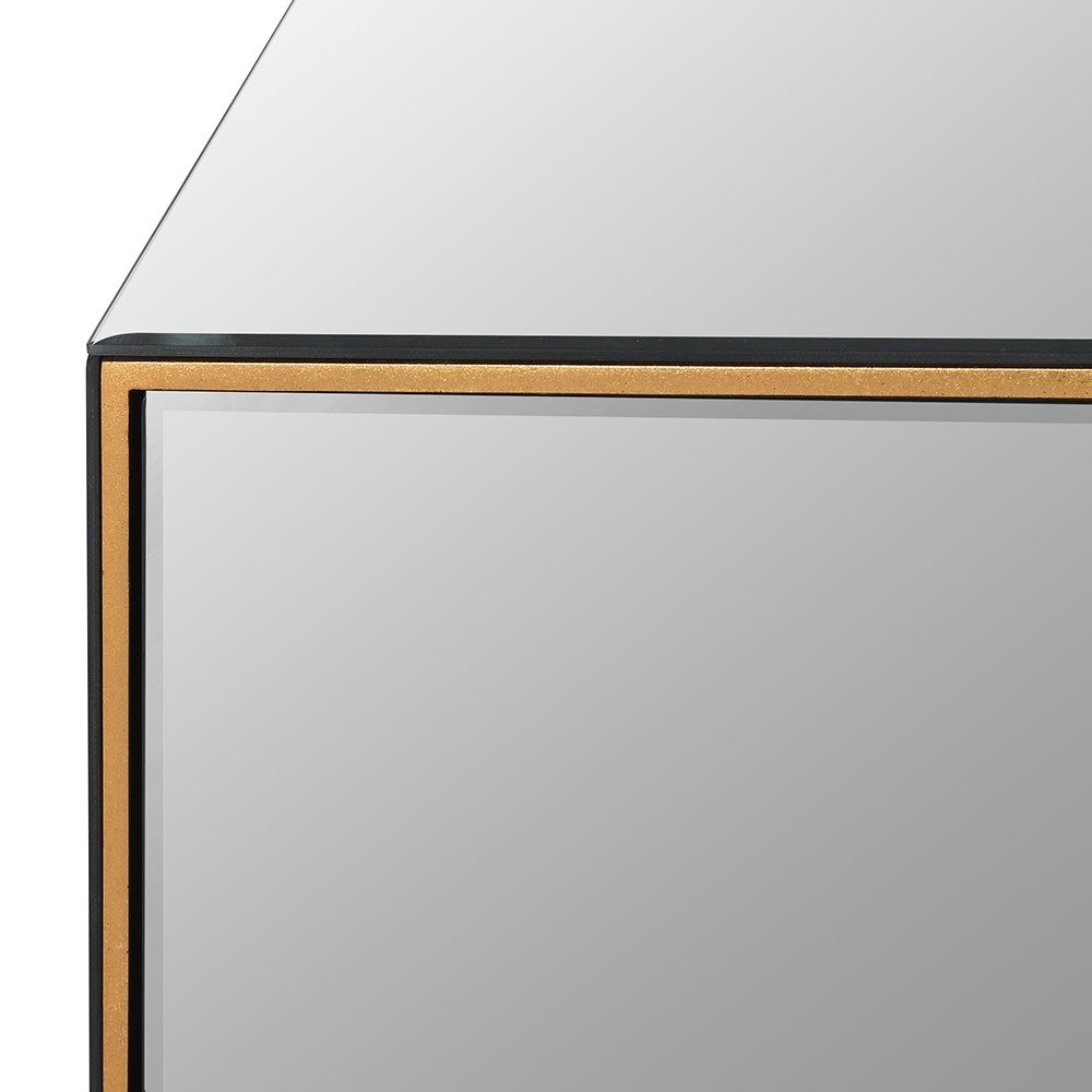 Mirrored 2 Door Cabinet - LUXONAS