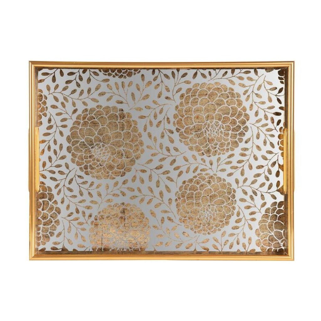 Mirrored Large Tray - Elegant and Versatile Decor Piece