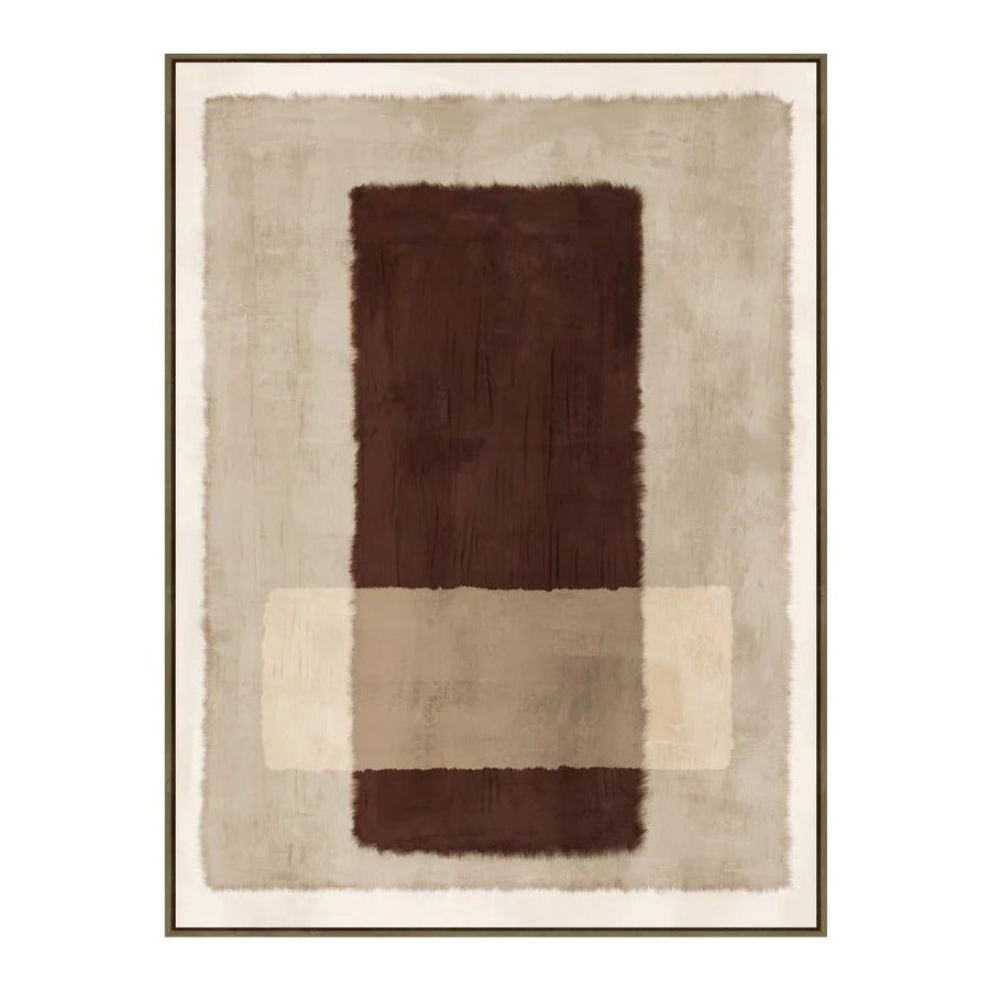 Mocha Veil Canvas Wall Art