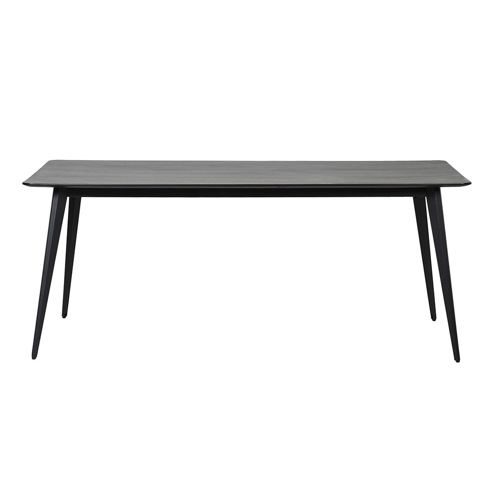 Modern Black Dining Table - LUXONAS