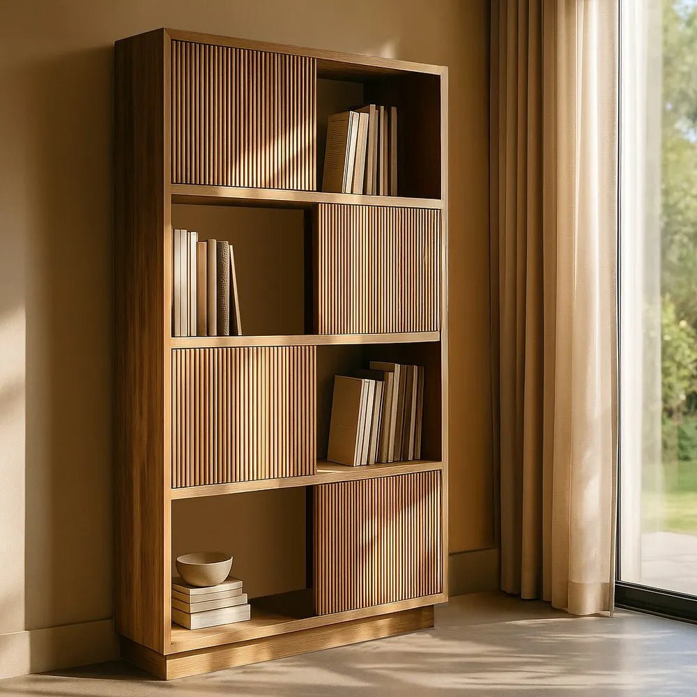 Montebel Teak Bookcase - LUXONAS