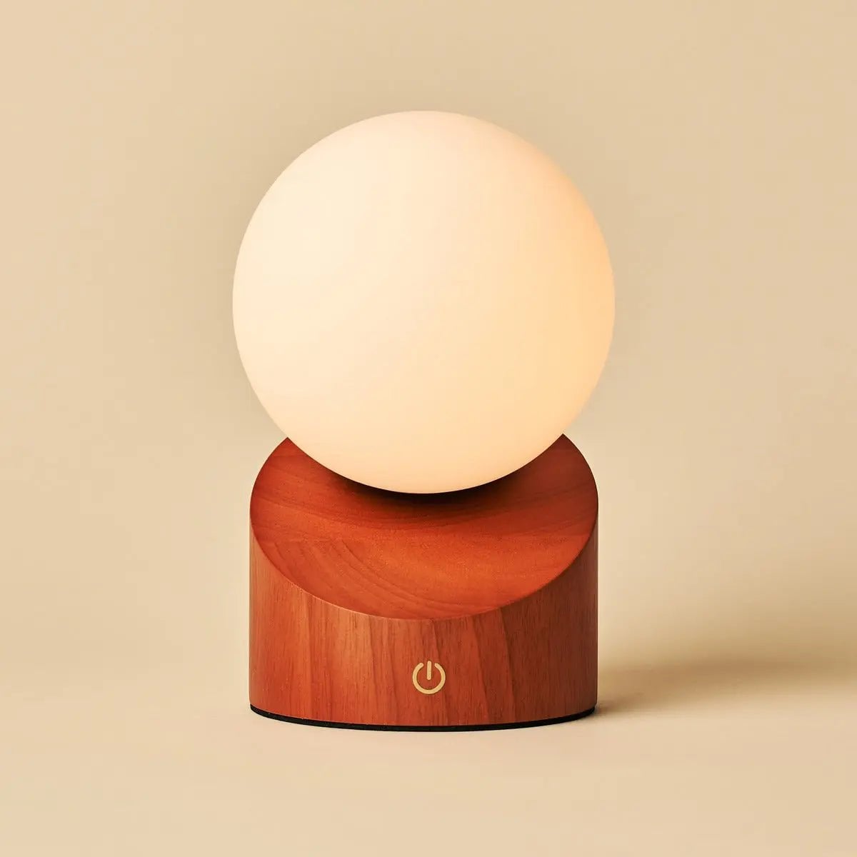 Morris Chestnut Brown Rechargeable Lamp | Stylish, Cordless & Sustainable Design - LUXONAS HOME