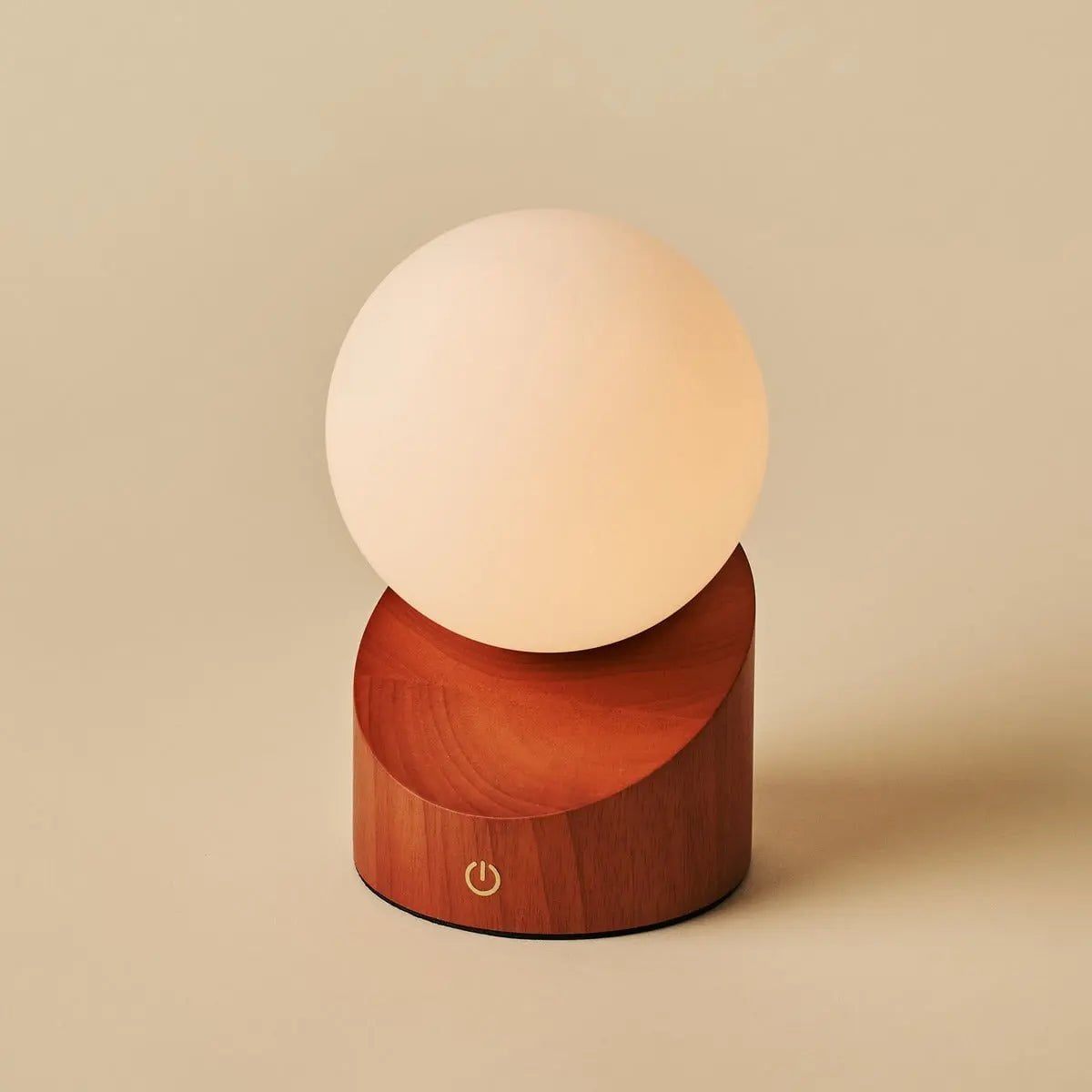 Morris Chestnut Brown Rechargeable Lamp | Stylish, Cordless & Sustainable Design - LUXONAS HOME