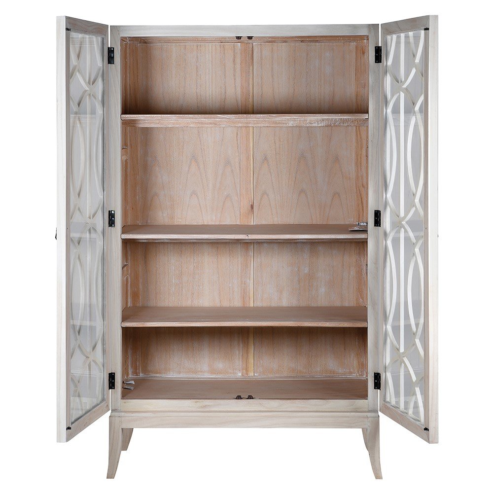 Multi Circle Double Glazed Cabinet - LUXONAS HOME