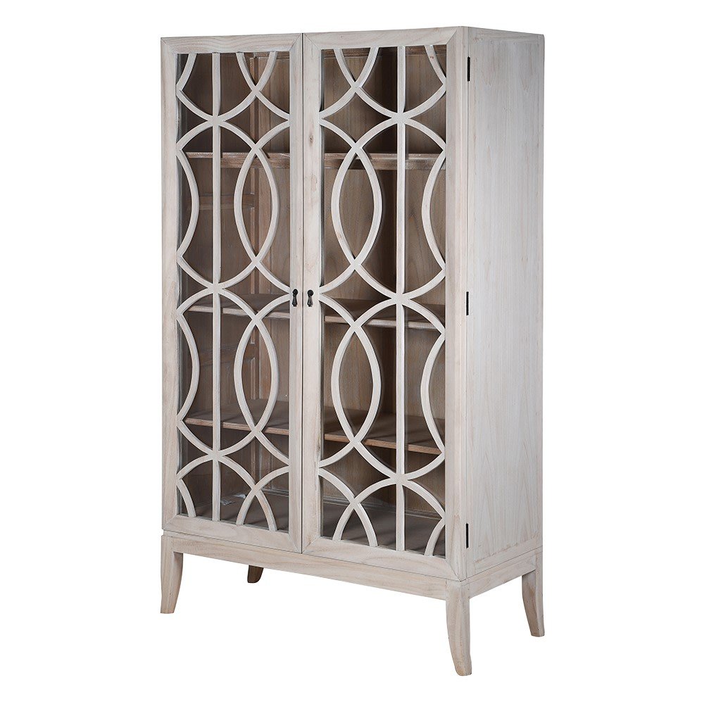 Multi Circle Double Glazed Cabinet - LUXONAS HOME