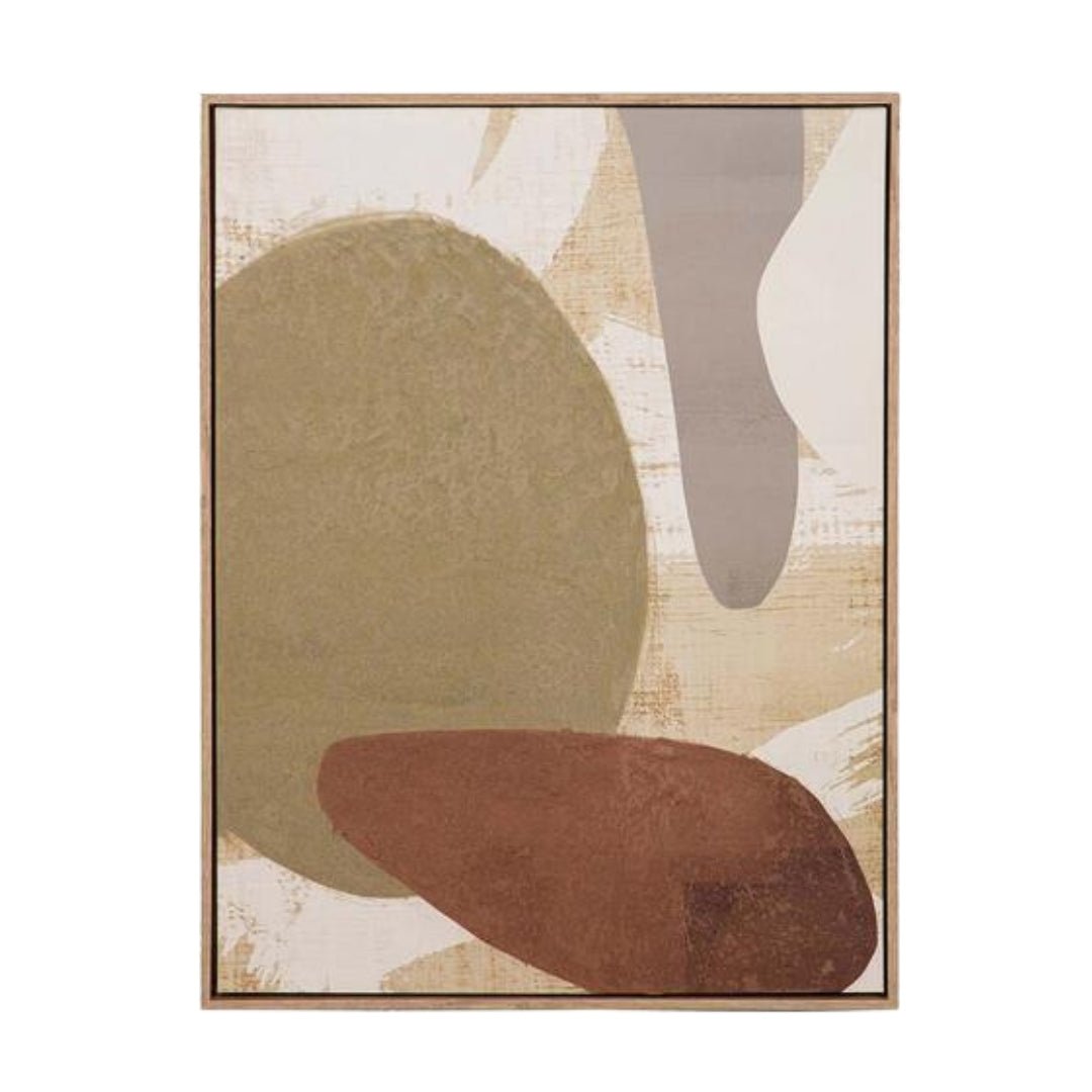 Multicolor Abstract Wall Art - Hand-Painted Canvas