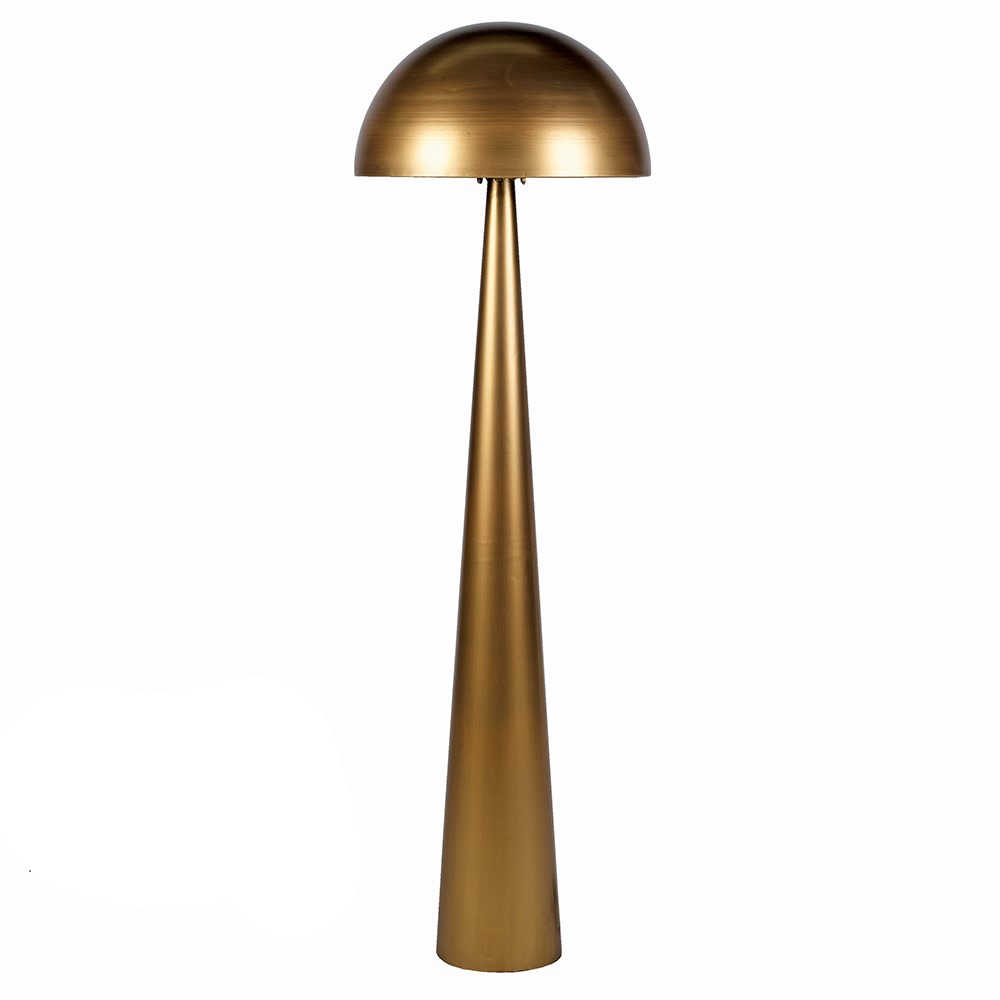 Mushroom Gold Floor Lamp - LUXONAS