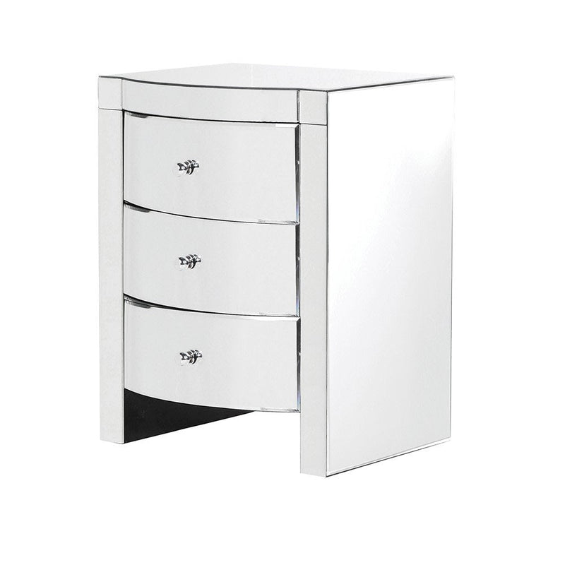 Myra Curved Mirror Bedside Table
