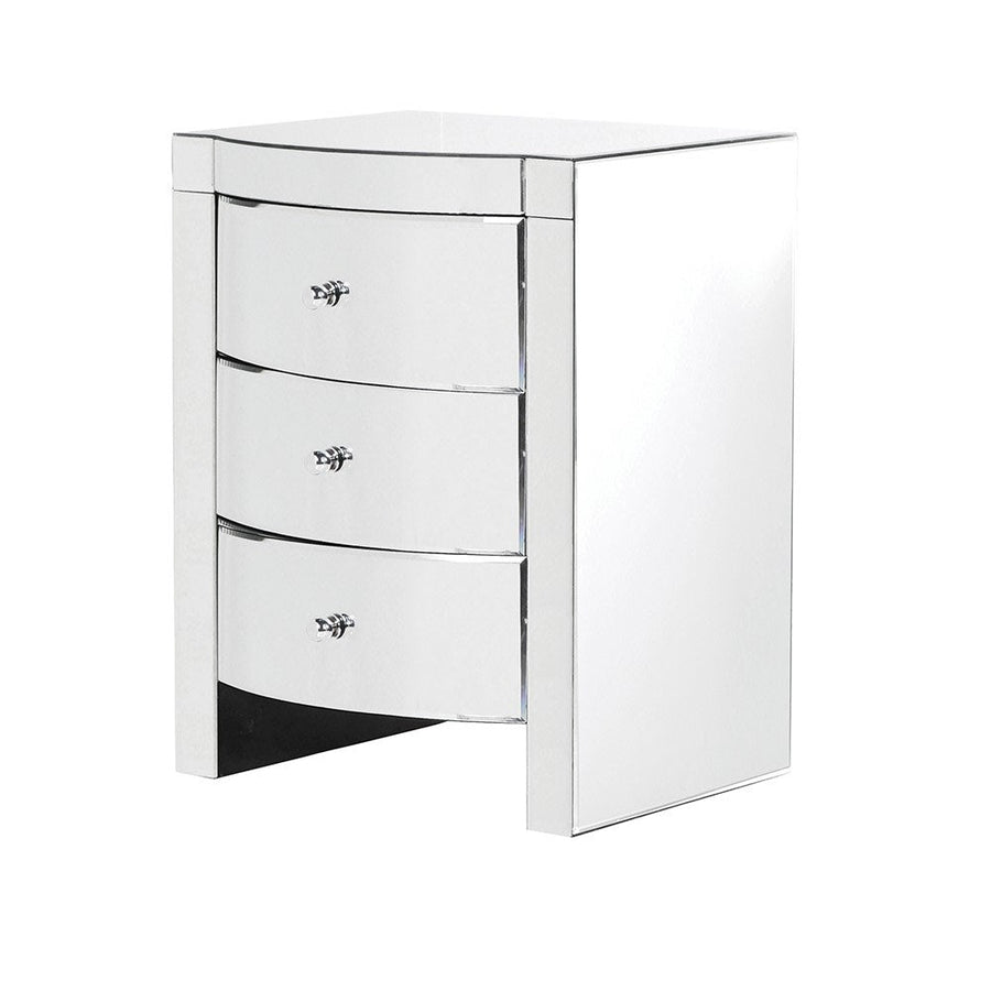 Myra Curved Mirror Bedside Table