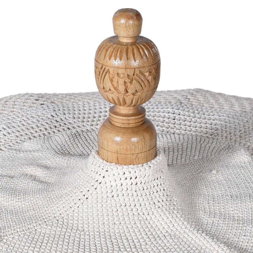 Natural Cotton Macrame Parasol - LUXONAS