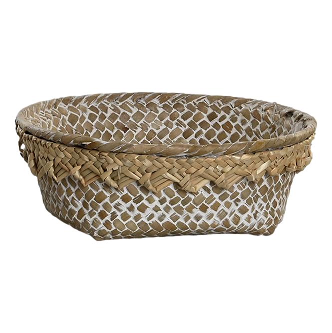 Natural Decap Round Storage Basket 12cm - LUXONAS