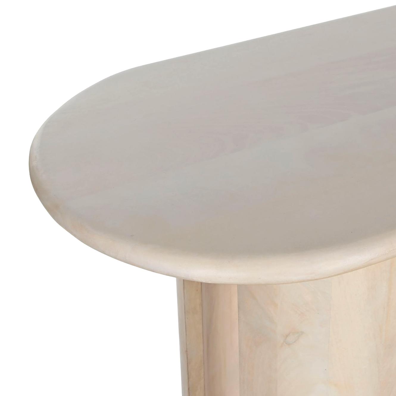 Natural Mango Wood Console Table - LUXONAS