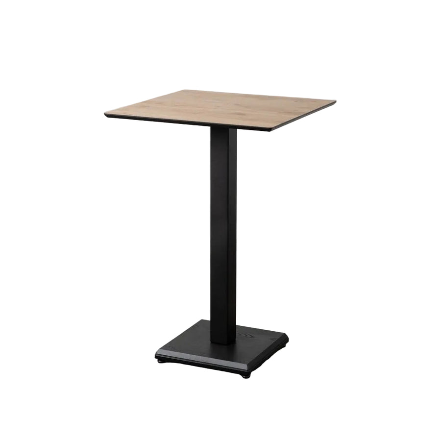 Natural Metal-Wood High Contract Table