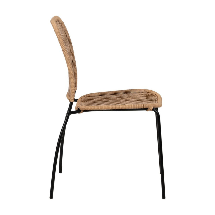 Natural Style PE-Steel Frame Chair