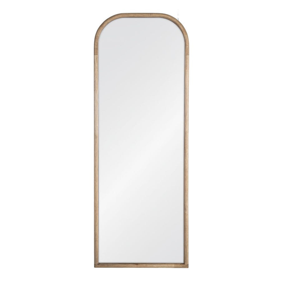 Natural Wood Frame Full-Length Mirror