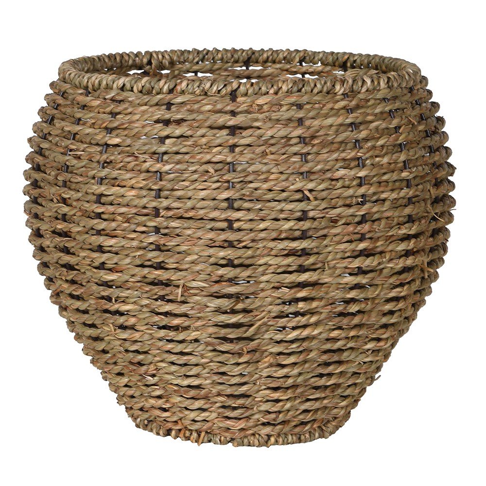 Natural Woven Grass Basket - LUXONAS