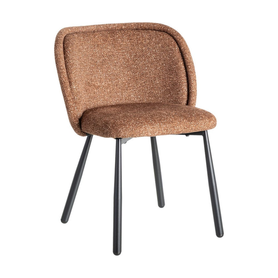 Nest Marbled Ochre Fabric-Metal Chair