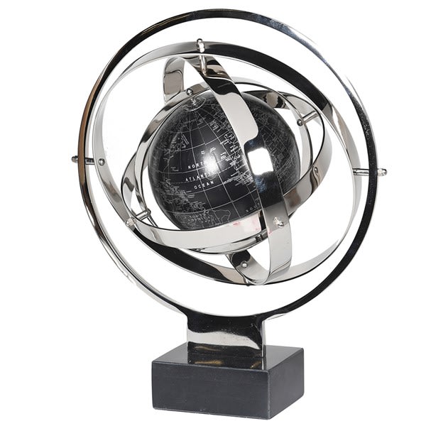 Nickle & Marble Armillary - Elegant Home Decor - LUXONAS