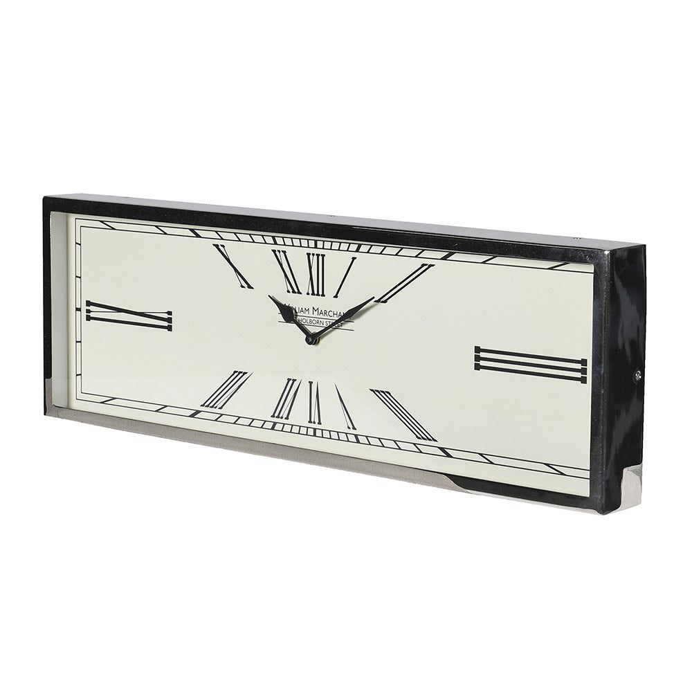 Nickle Roman Numeral Clock - Stylish Timepiece for Any Space - LUXONAS