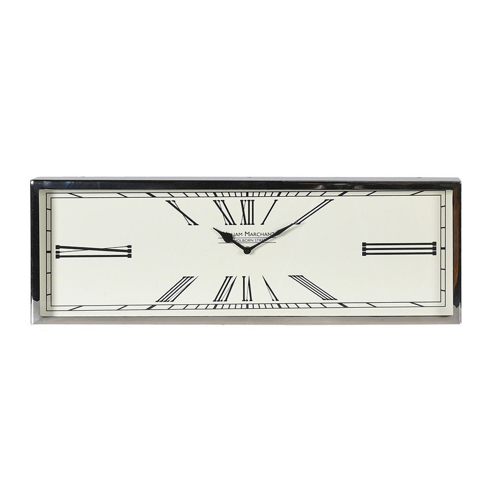 Nickle Roman Numeral Clock - Stylish Timepiece for Any Space - LUXONAS