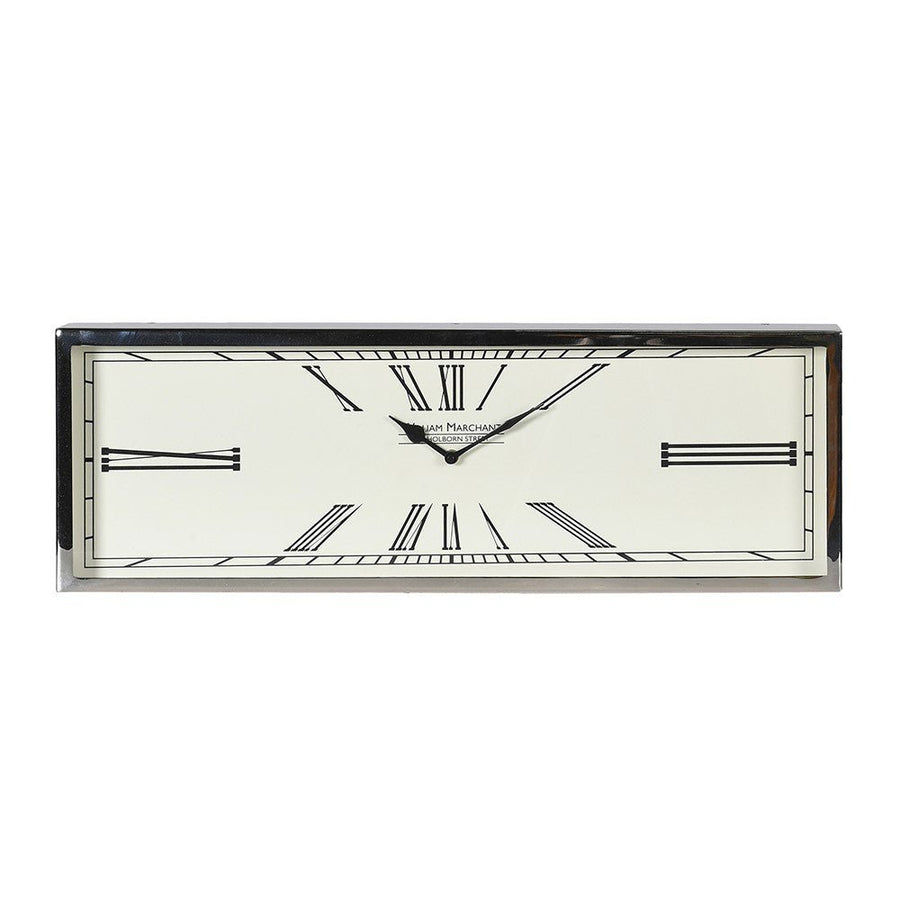 Nickle Roman Numeral Clock - Stylish Timepiece for Any Space