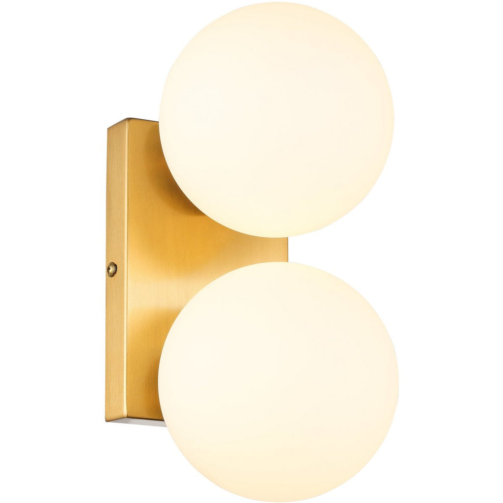 Nicole Wall lamp White Gold - LUXONAS HOME