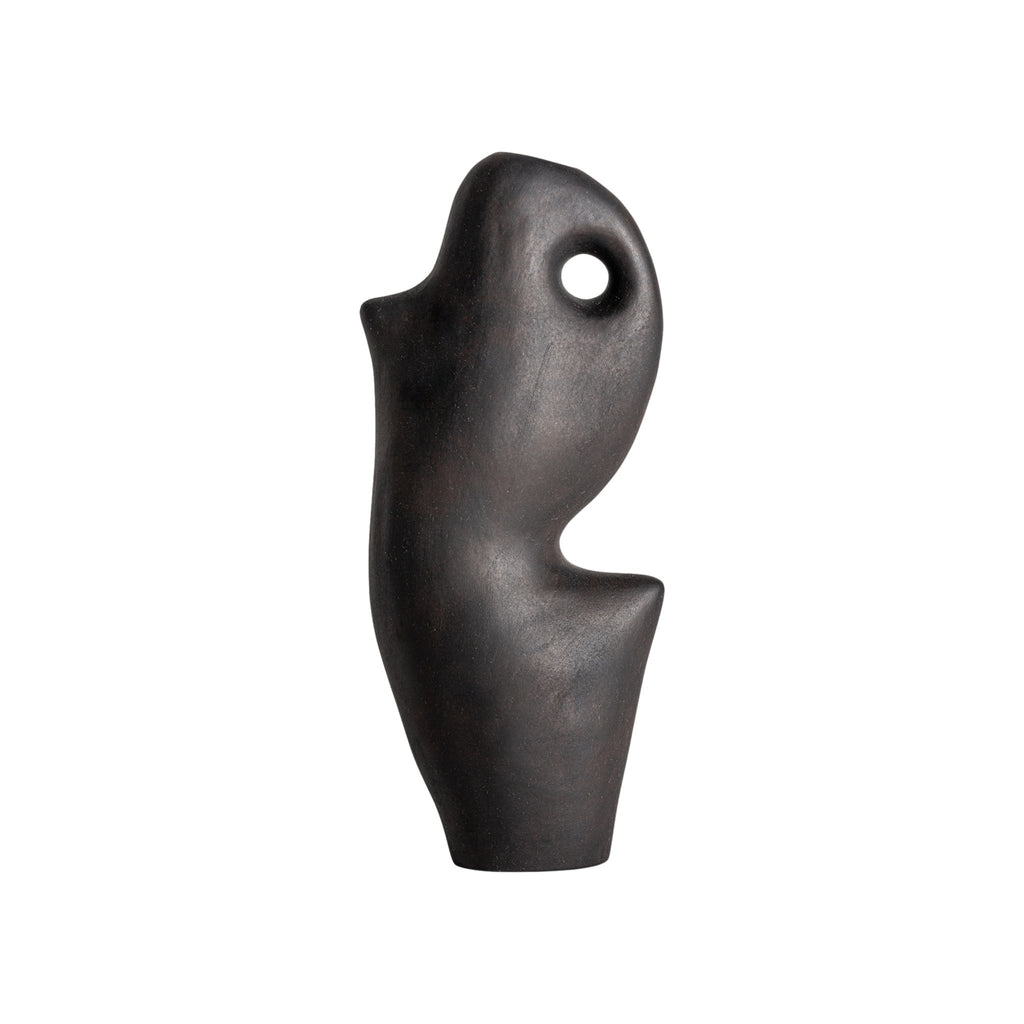 Noah Vase - Elegant Black Ceramic Design for Sophisticated Decor - LUXONAS