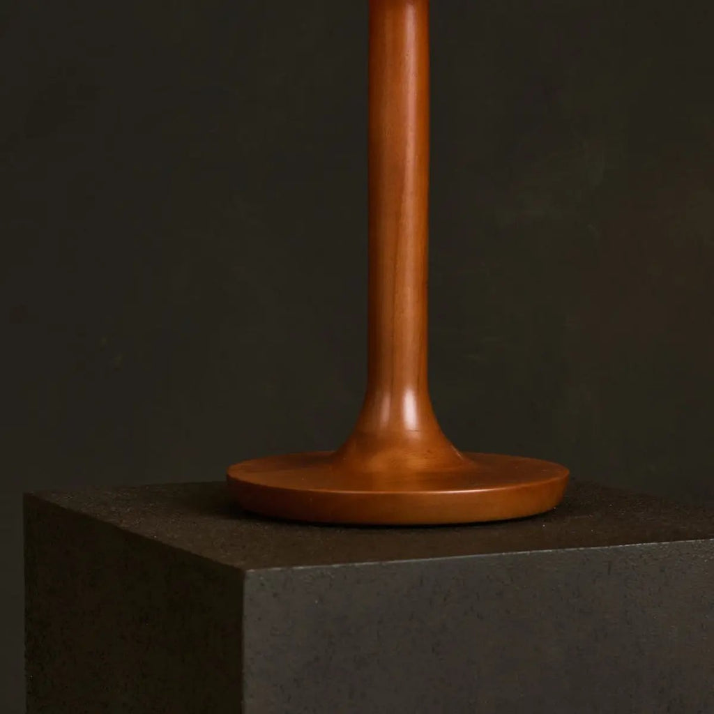 Nova Chestnut Brown Wooden Lamp | Stylish Lighting - LUXONAS HOME