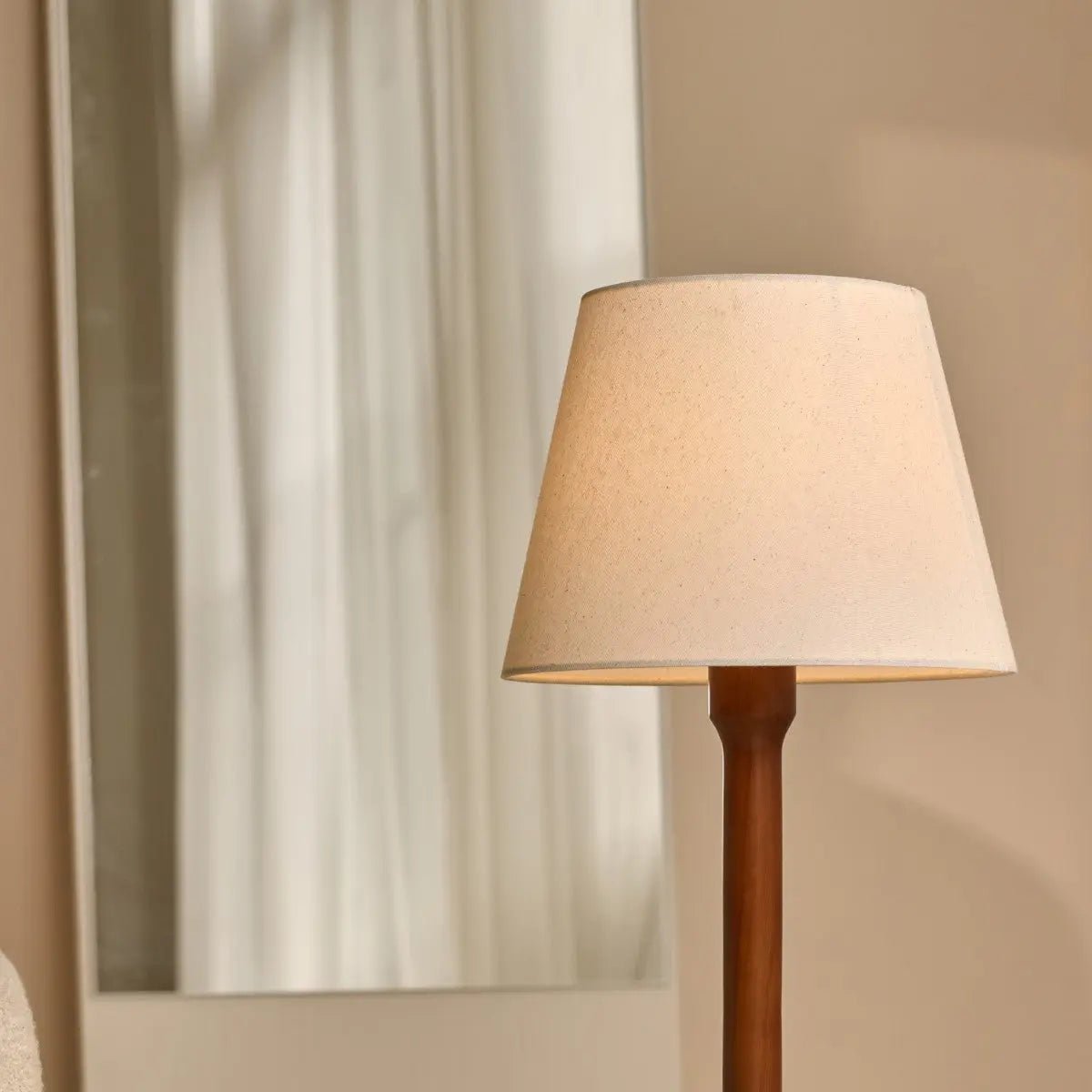 Nova Chestnut Brown Wooden Lamp | Stylish Lighting - LUXONAS HOME