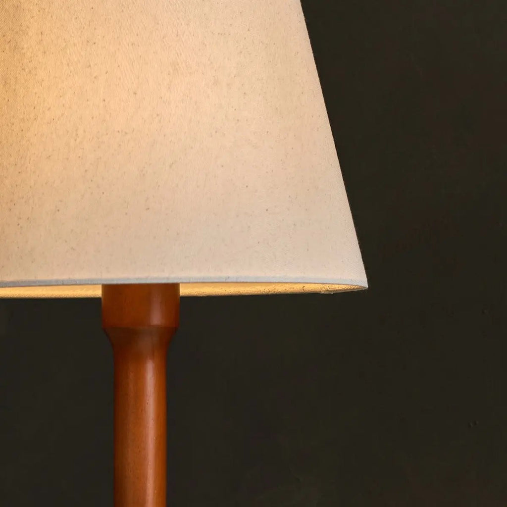Nova Chestnut Brown Wooden Lamp | Stylish Lighting - LUXONAS HOME
