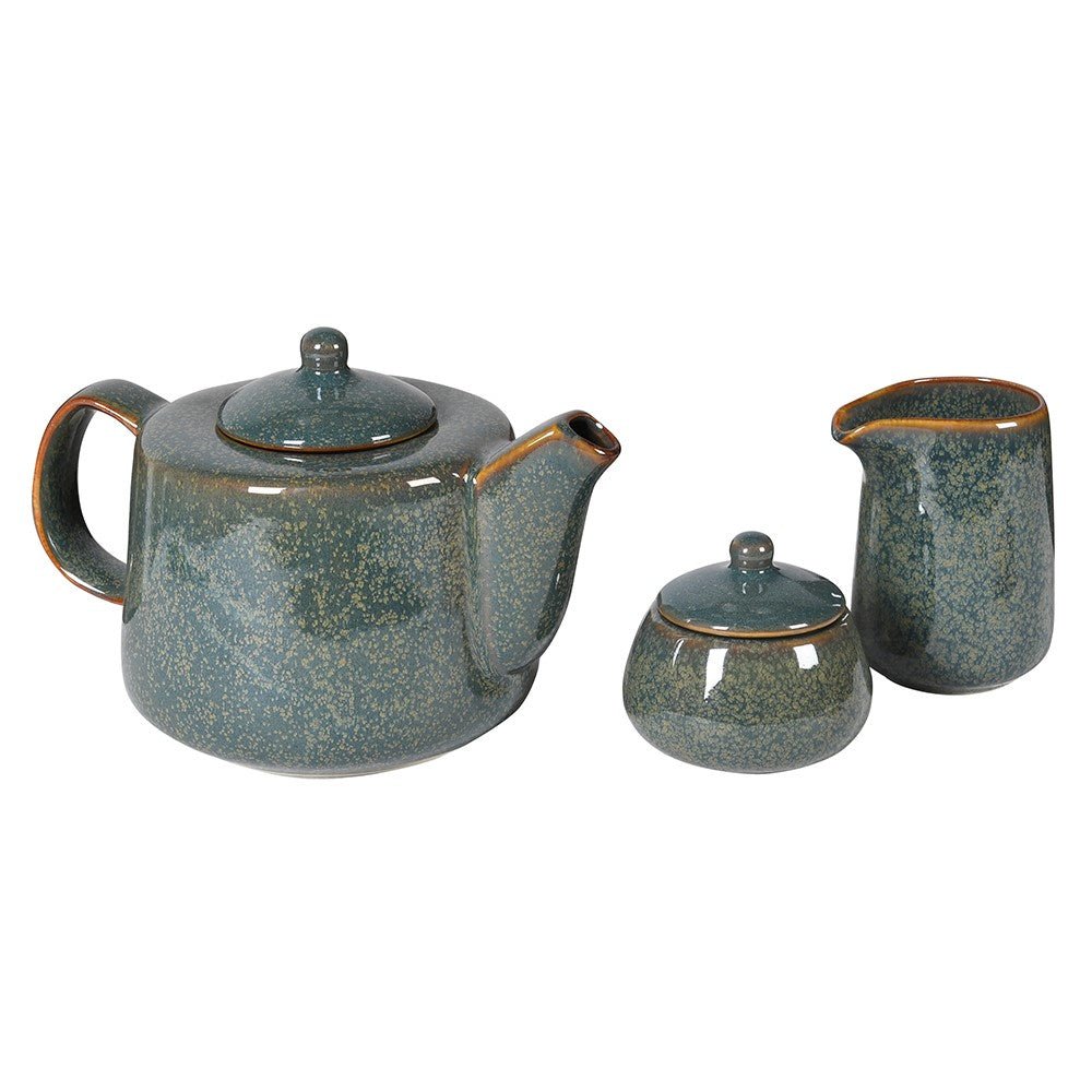 Obsidian Porcelain Tea Set - Elegant Tea Experience